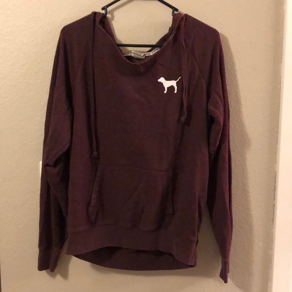 Dark purple Victoria’s Secret hoodie